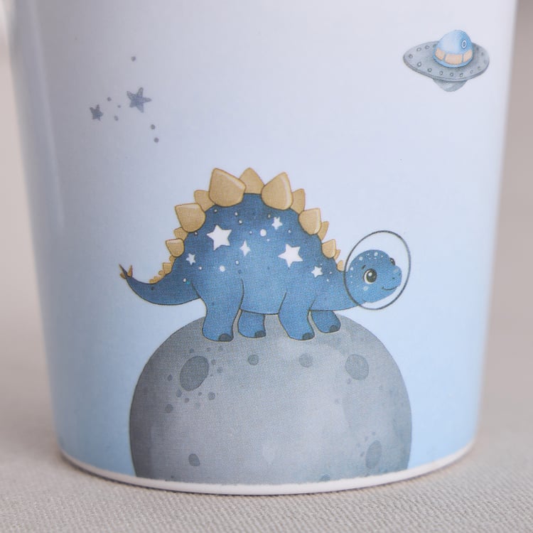 Slate Kids Space Dino Melamine Printed Milk Mug - 350ml