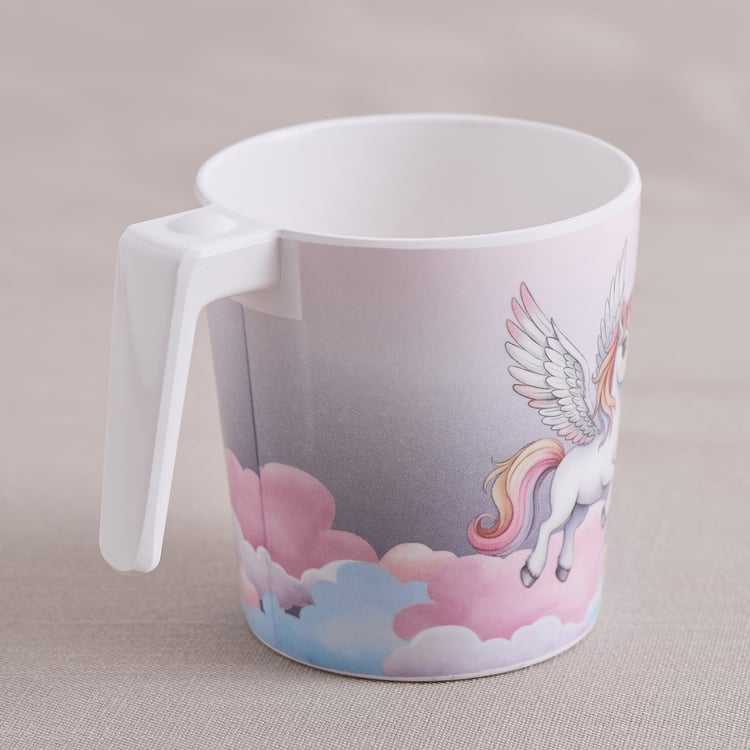 Slate Kids Unicorn Melamine Printed Milk Mug - 350ml