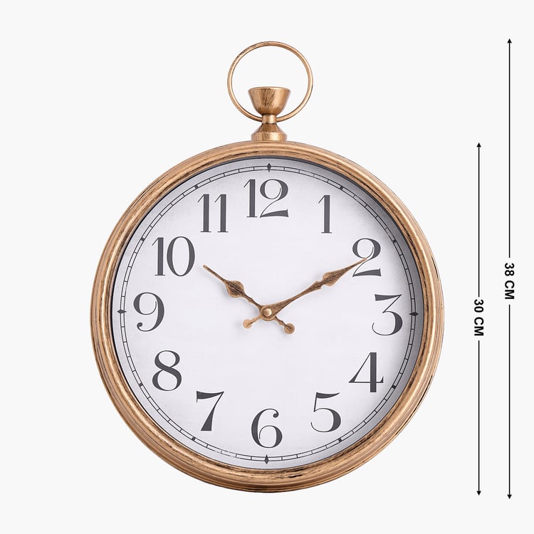 Corsica Casablanca Folk Knob Wall Clock - 30x38cm