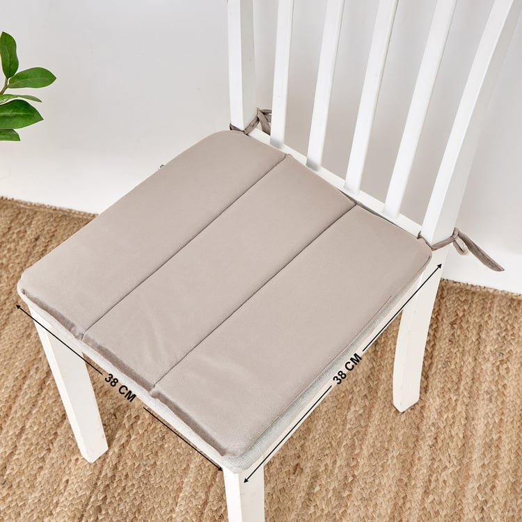 Poise Velvet Chair Pad - 38x38cm