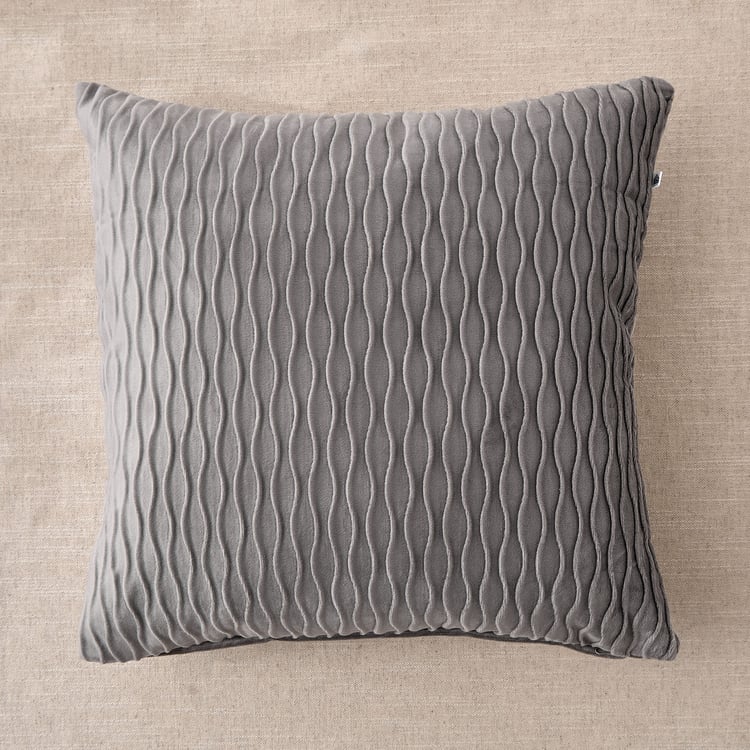 Velin Self-Design Cushion Cover - 45x45cm