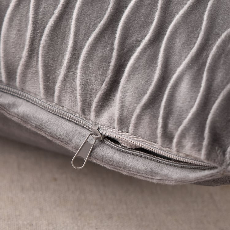 Velin Self-Design Cushion Cover - 45x45cm
