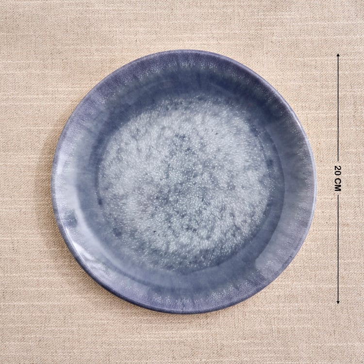 Meadows Reactive Seastone Melamine Side Plate - 20cm