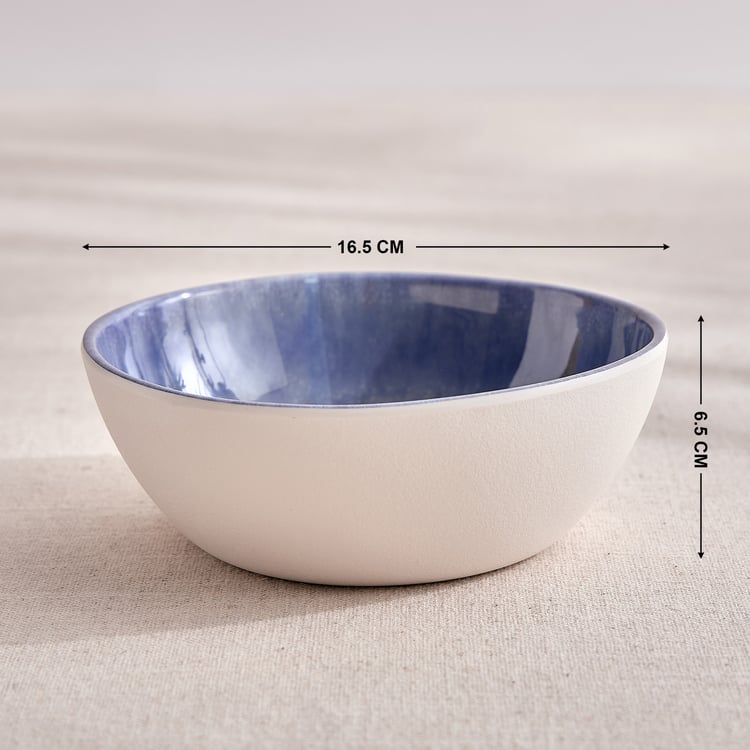 Meadows Reactive Seastone Melamine Serving Bowl - 750ml