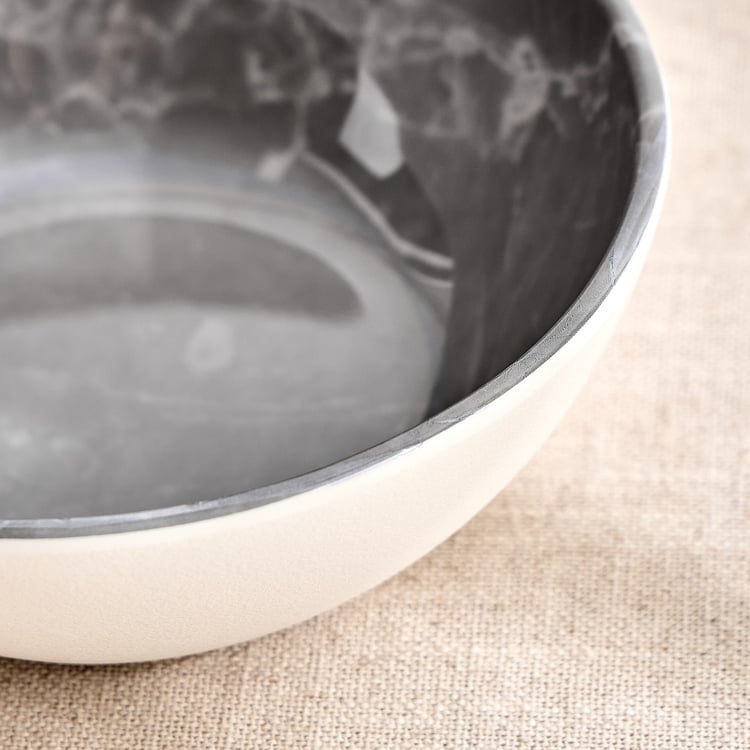 Meadows Reactive Seastone Melamine Printed Serving Bowl - 750ml