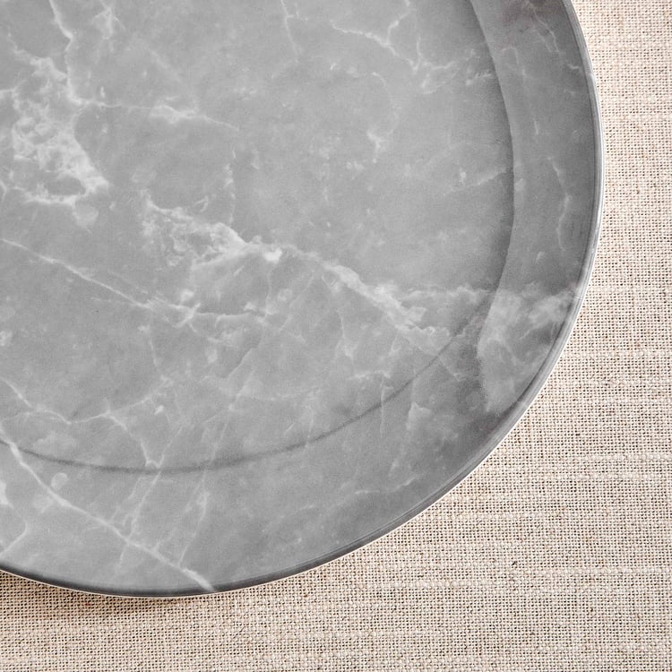 Meadows Reactive Seastone Melamine Printed Dinner Plate - 26.5cm