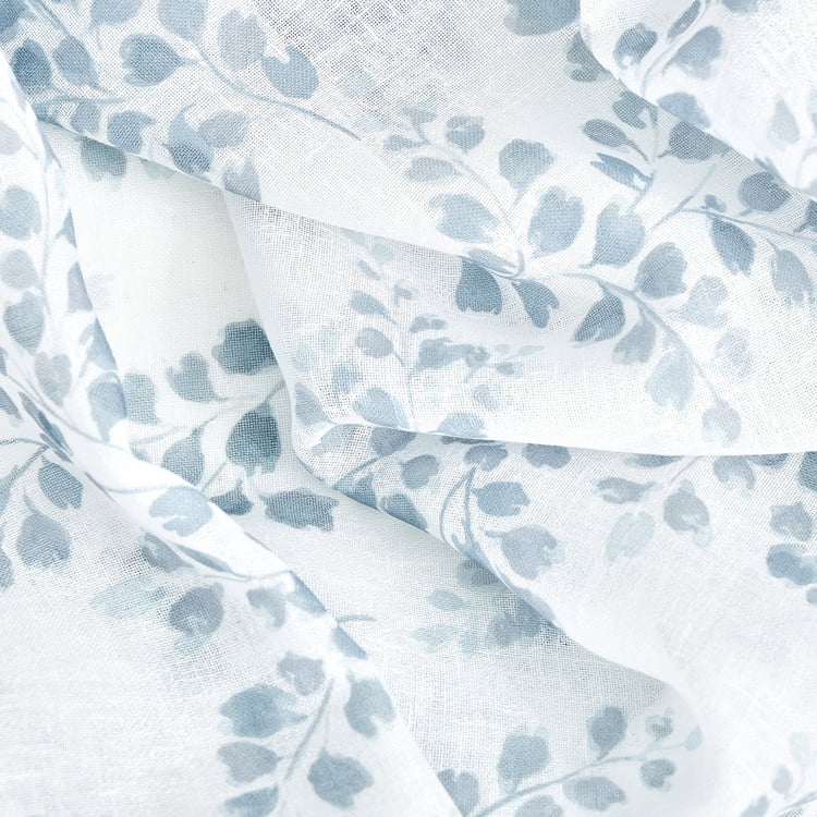 Corsica Erene Set of 2 Printed Sheer Door Curtains - 7.3ft (225cm)