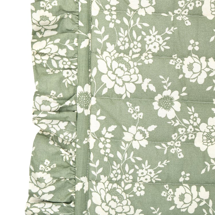 Repose Ira 3Pcs Cotton Floral Print Double Bed Cover Set