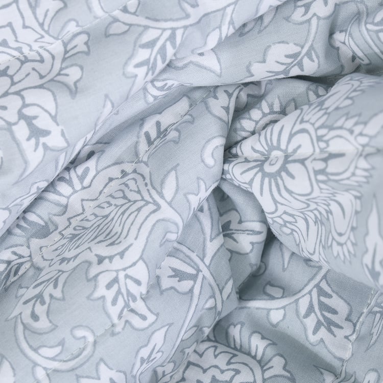 Repose Kaaya Cotton Quilted 3Pcs Double Bed Cover Set