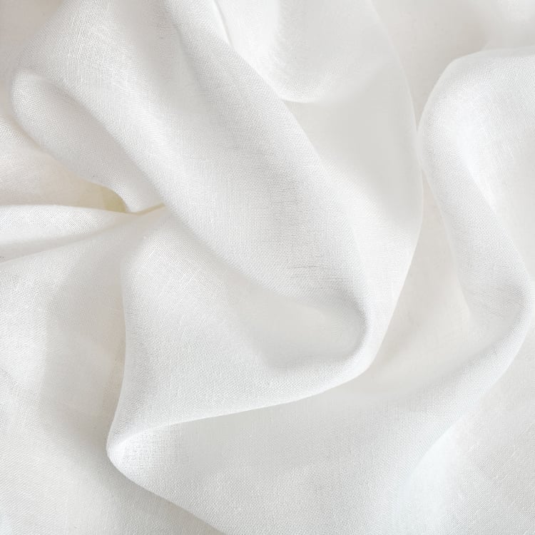 Amaira Loom Set of 2 Sheer Door Curtains - 7.3ft (225cm)