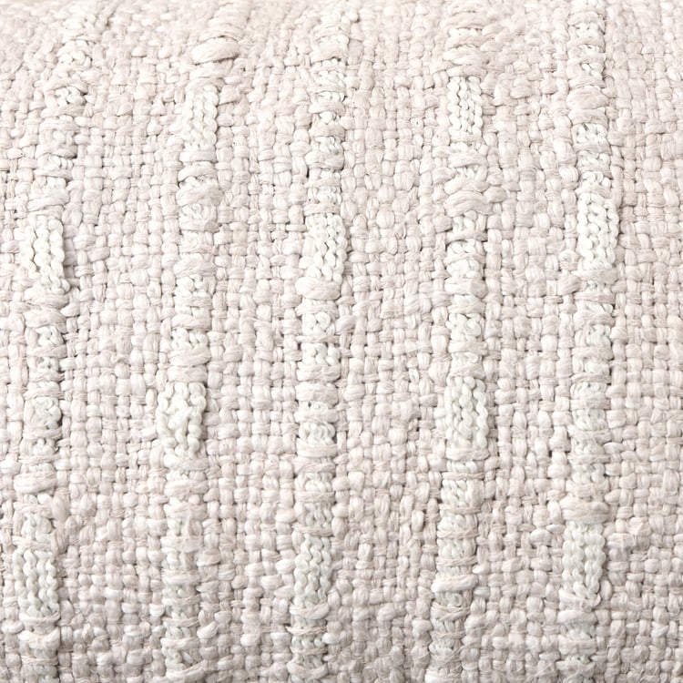 Dwell Fawn Woven Filled Cushion - 50x30cm