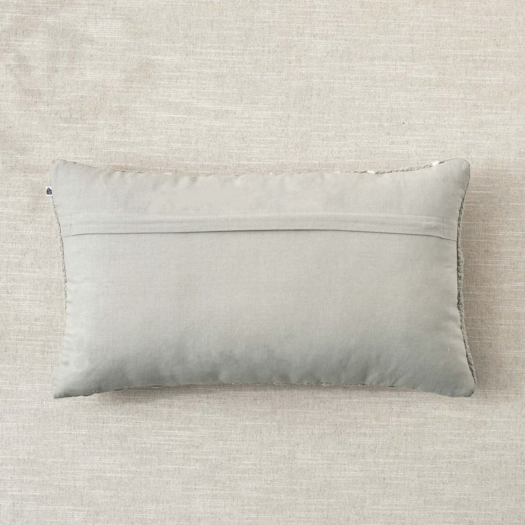 Dwell Fawn Woven Filled Cushion - 50x30cm