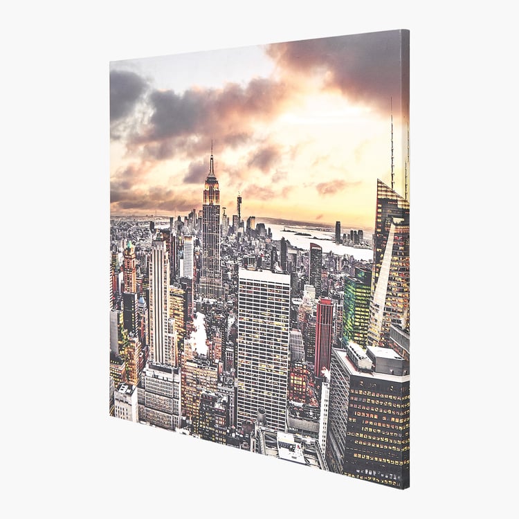 Corsica Brezza Set of 3 Canvas City Picture Frames