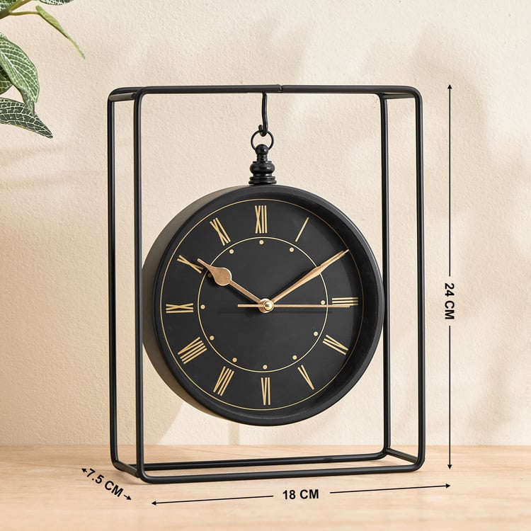 Casablanca Gloss Table Clock - 18x7.5x24cm