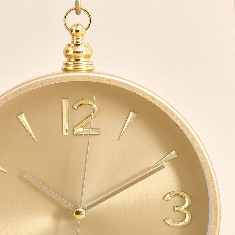 Casablanca Gloss Neo Table Clock - 18x7x24cm
