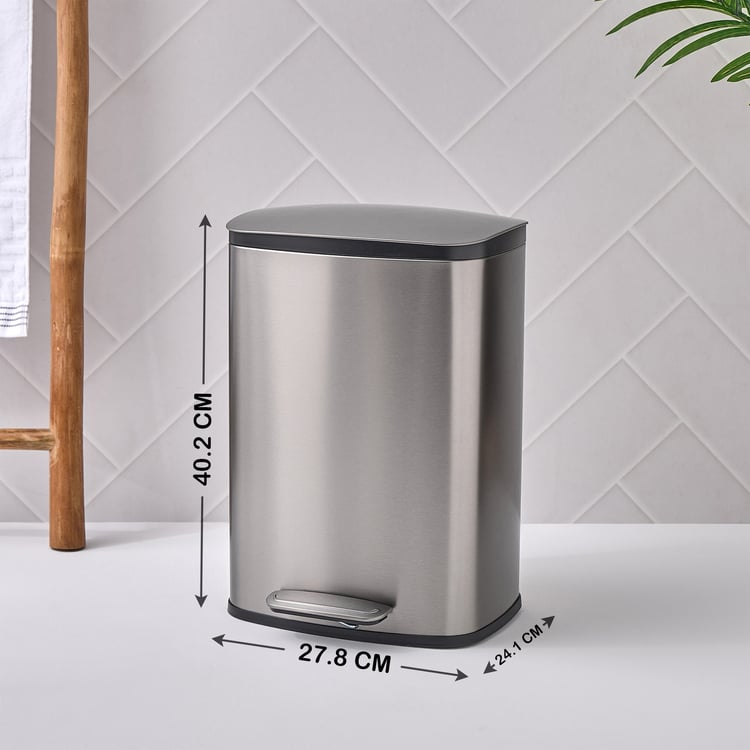 Sedona Smudge Stainless Steel Pedal Waste Bin - 12L