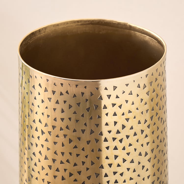Colossal Hipo Metal Etched Vase