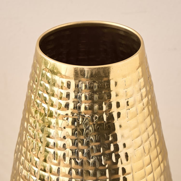 Colossal Hipo Metal Embossed Vase