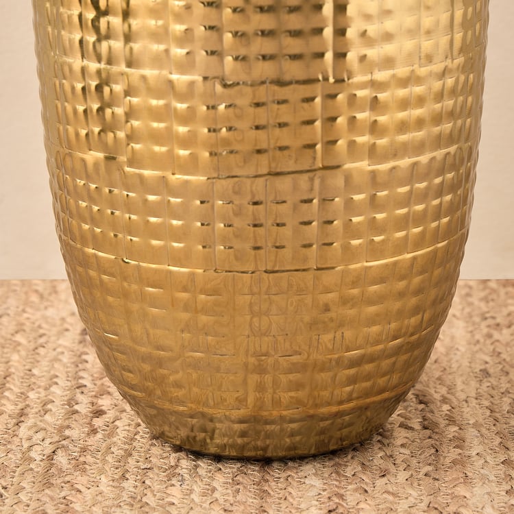 Colossal Hipo Metal Embossed Vase