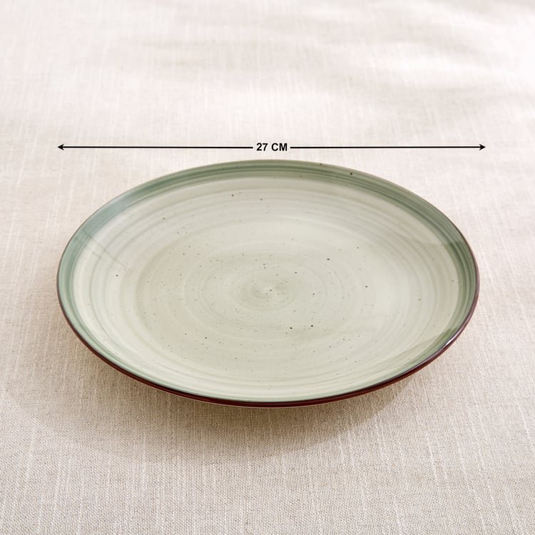 Moderna Studio Stoneware Printed Dinner Plate - 27cm