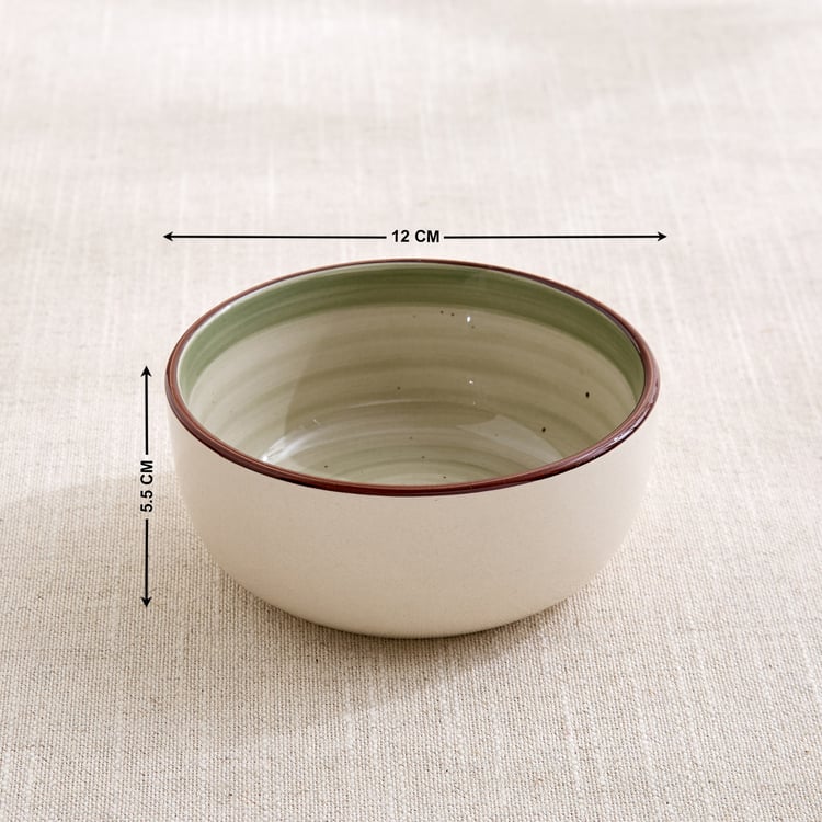 Moderna Studio Stoneware Printed Katori - 300ml