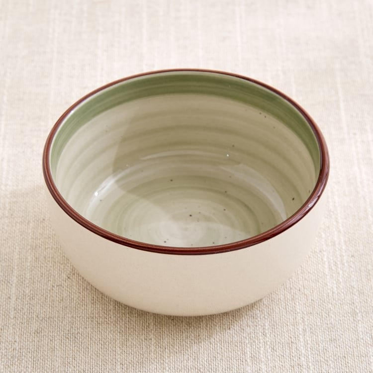 Moderna Studio Stoneware Printed Katori - 300ml