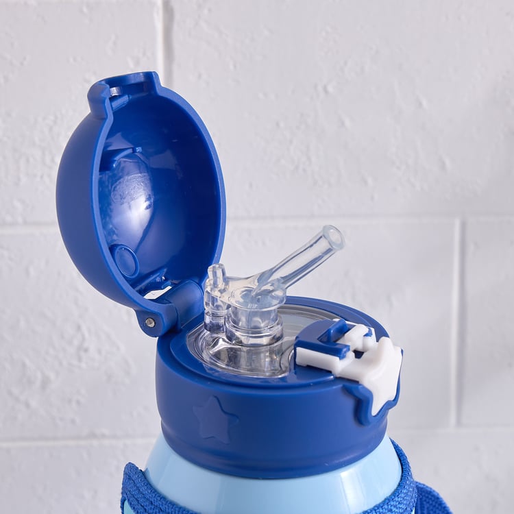 Back To School Kids Stainless Steel Sipper with Pouch - 550ml