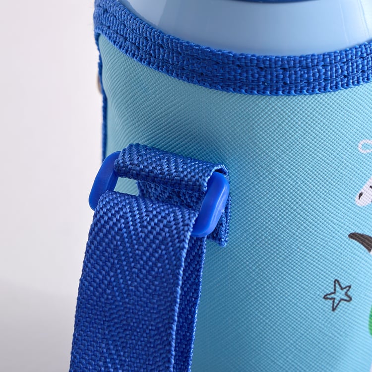 Back To School Kids Stainless Steel Sipper with Pouch - 550ml