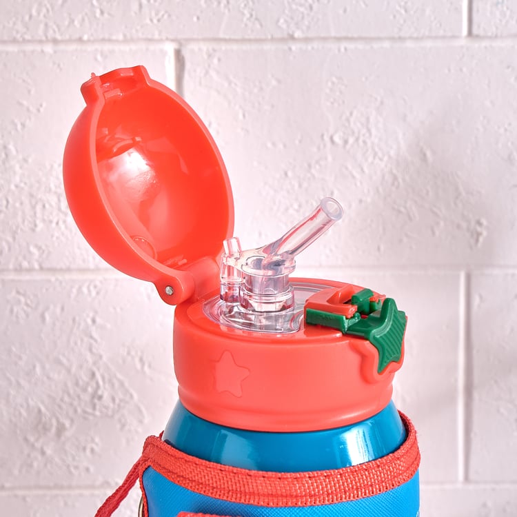 Back To School Kids Stainless Steel Sipper with Pouch - 550ml