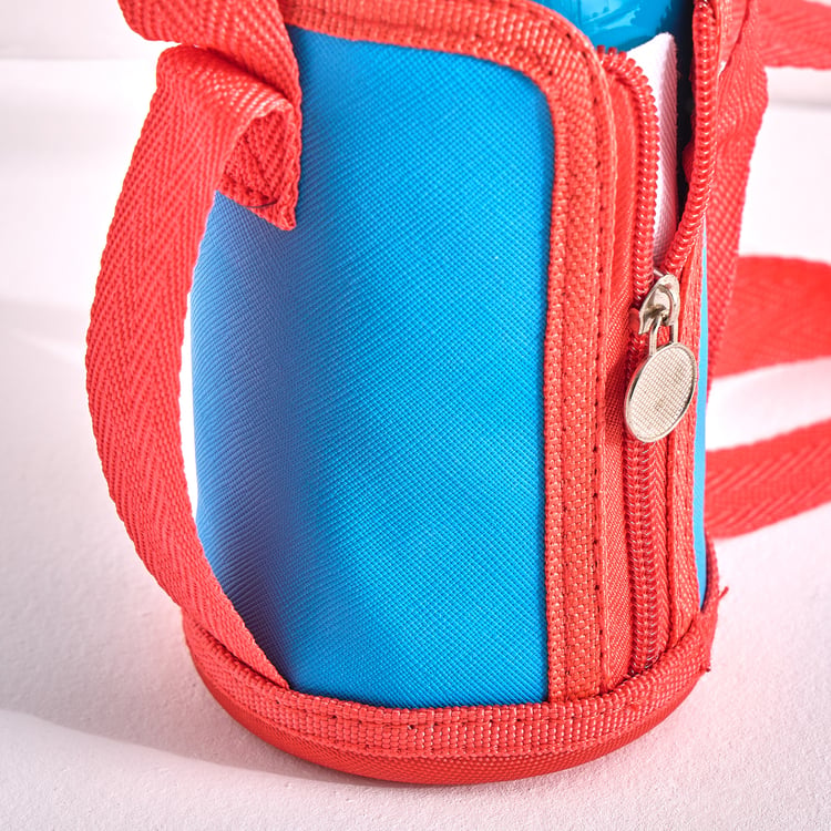 Back To School Kids Stainless Steel Sipper with Pouch - 550ml