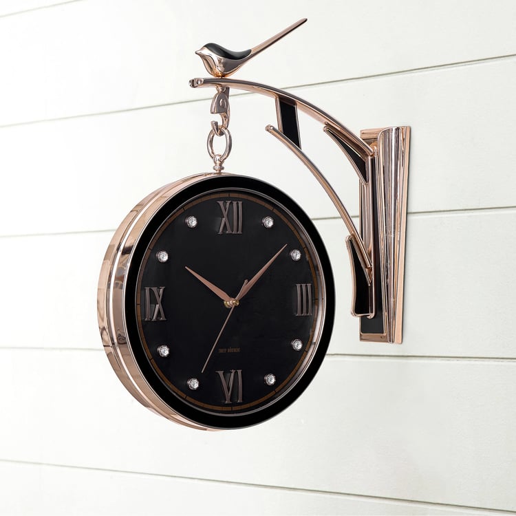Casablanca Bird Station Clock - 41.5x6.5x47cm