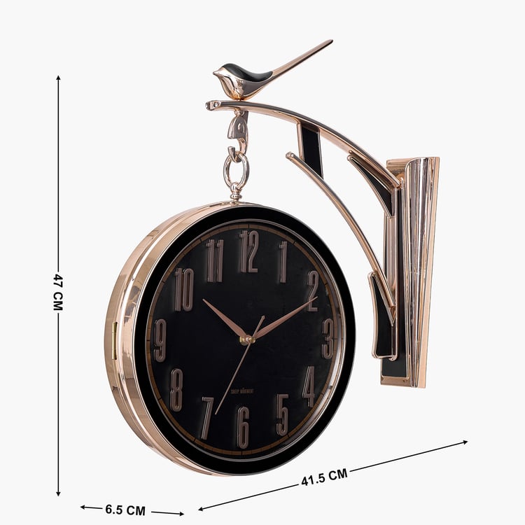 Casablanca Bird Station Clock - 41.5x6.5x47cm