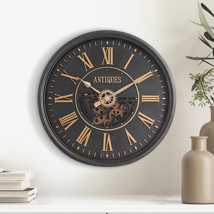 Casablanca Folk Torque Moving Gear Wall Clock - 50cm
