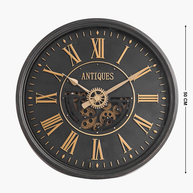 Casablanca Folk Torque Moving Gear Wall Clock - 50cm