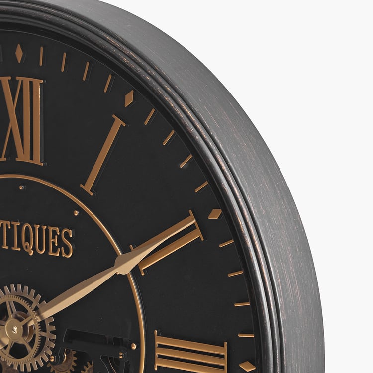 Casablanca Folk Torque Moving Gear Wall Clock - 50cm