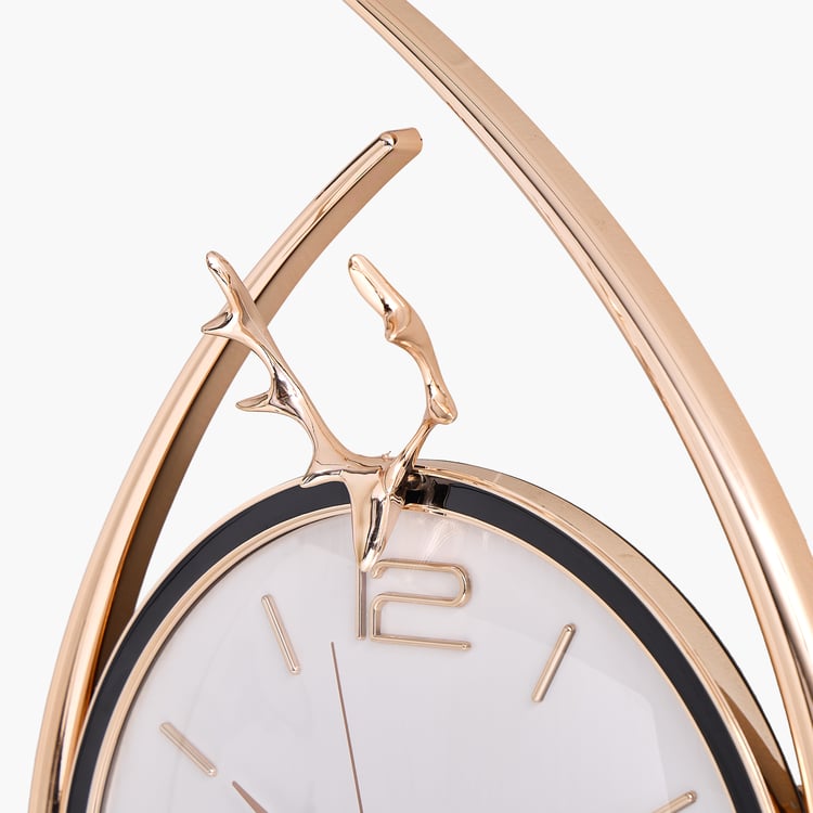 Casablanca Luxe Reindeer Wall Clock - 38.5x87cm