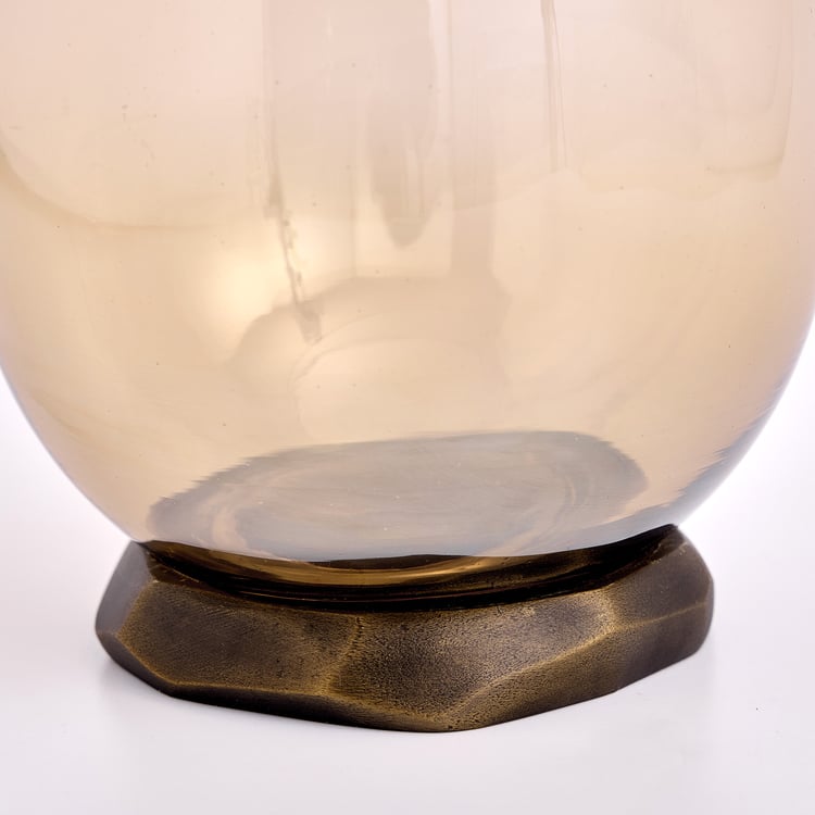 Mineral Panther Glass Trinket Jar