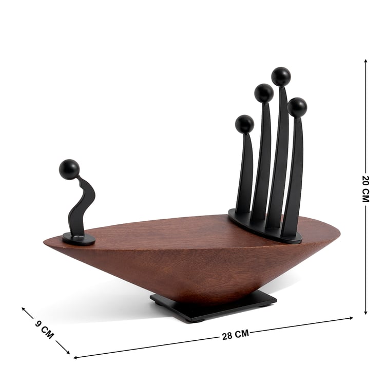 Nuqta Gifts Wooden Boat Figurine