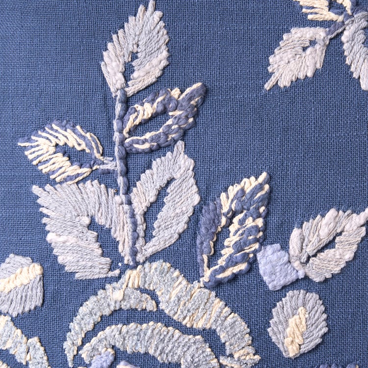Florelle Embroidered Cushion Cover - 45x45cm