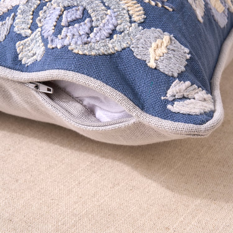 Florelle Embroidered Cushion Cover - 45x45cm