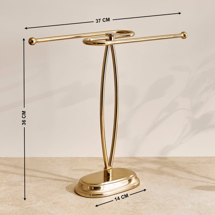 Alchemy Aura Metal Hand Towel Holder