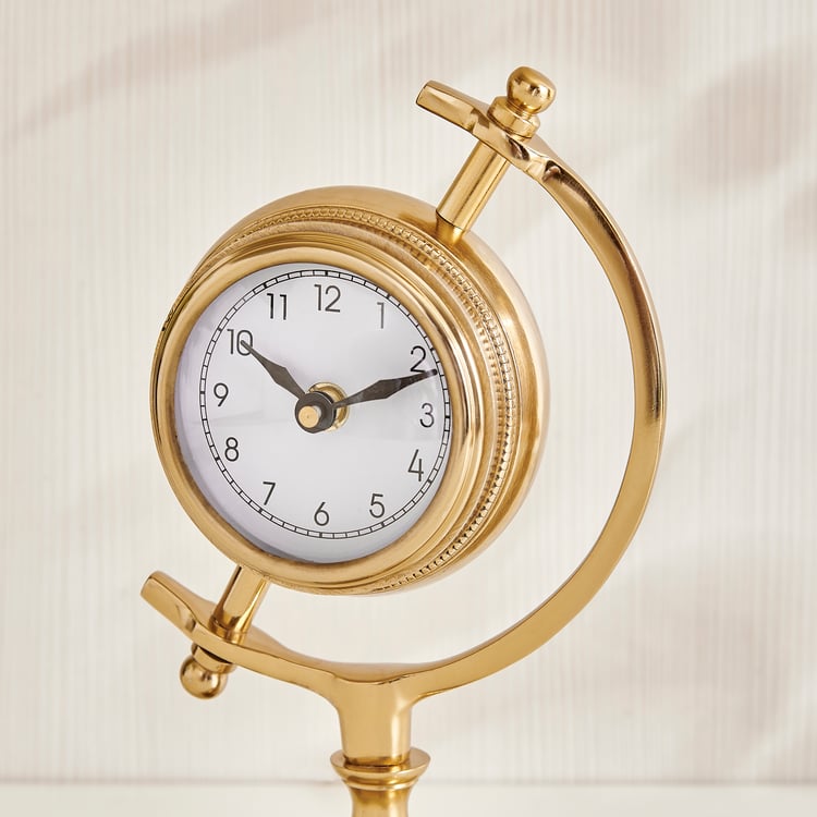 Nuqta Gifts Grantley Aluminium Table Clock - 13x9x25cm