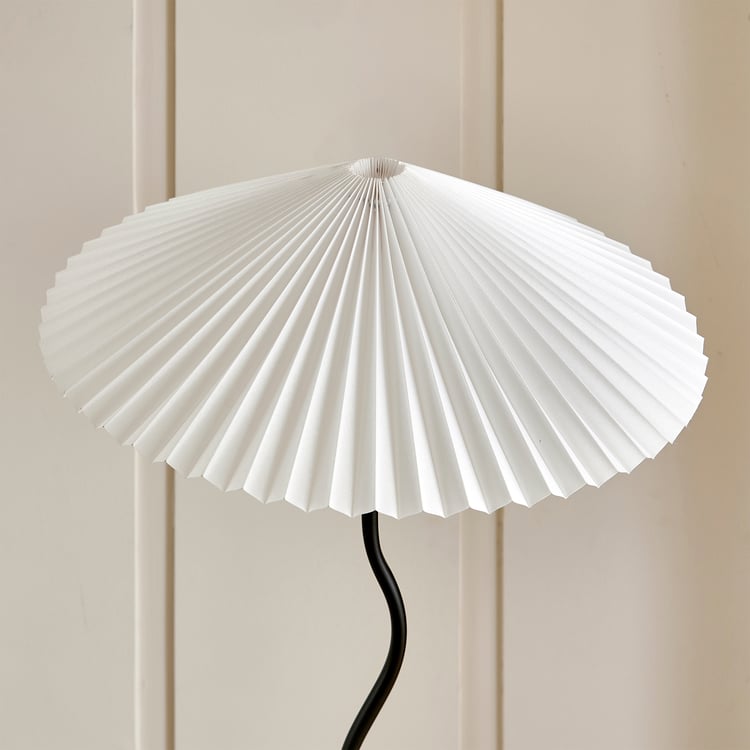 Fluoroscence Novelty Metal Ripple Floor Lamp