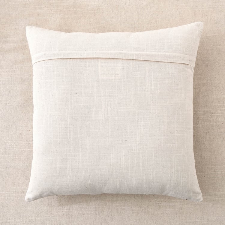 Poetry Embroidered Cushion Cover - 45x45cm