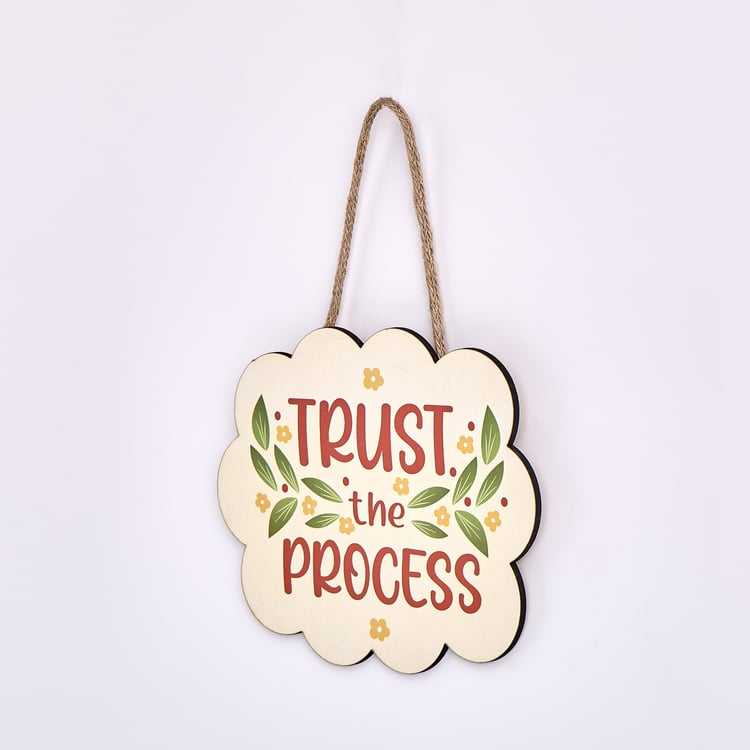 Garnet Interior Wooden Quote Hanging Wall Accent