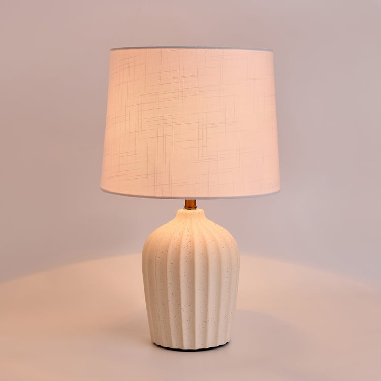 Riviera Siena Ceramic Ribbed Table Lamp