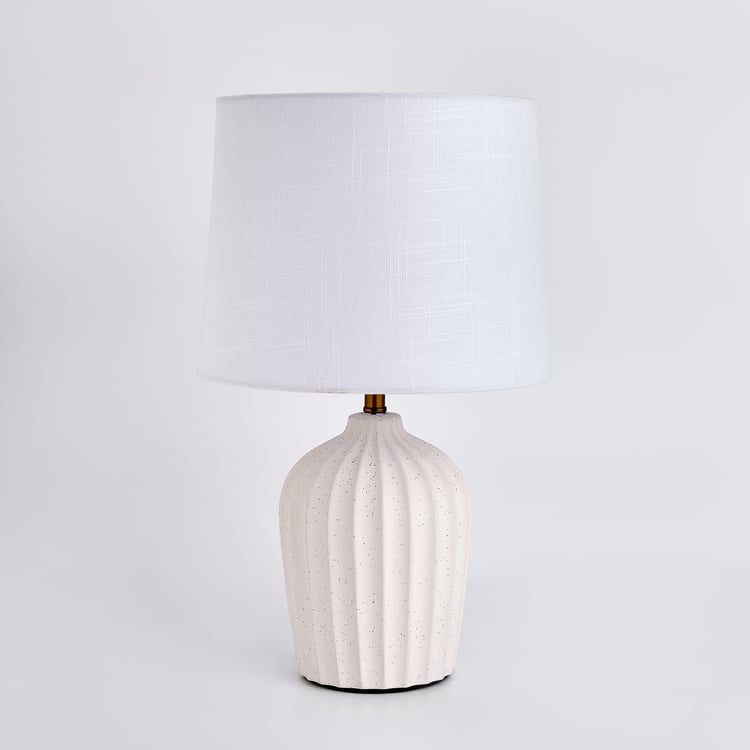 Riviera Siena Ceramic Ribbed Table Lamp