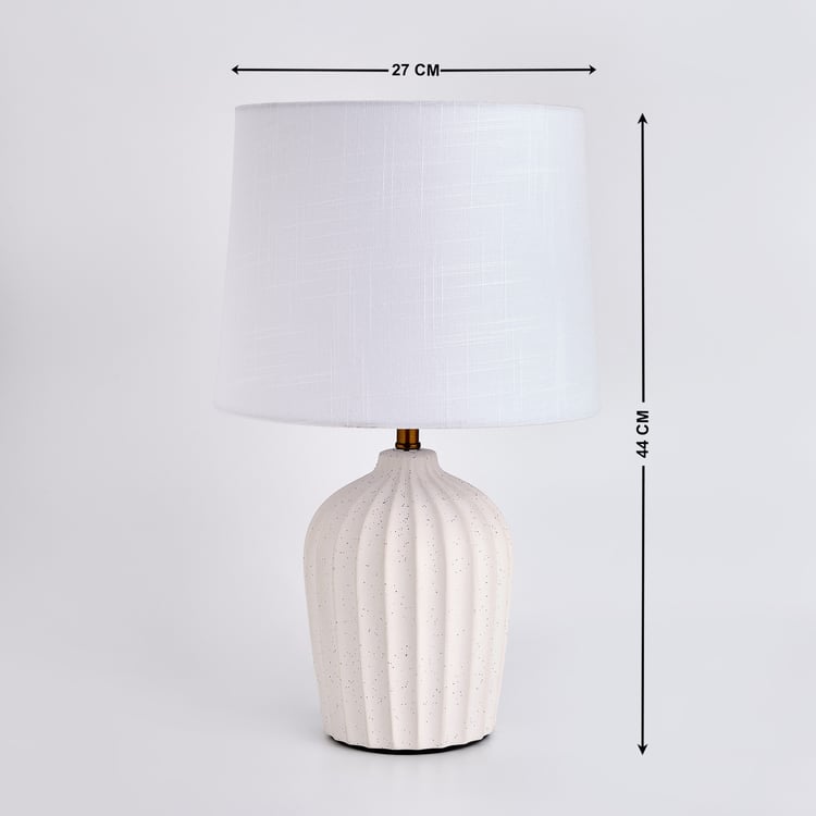 Riviera Siena Ceramic Ribbed Table Lamp