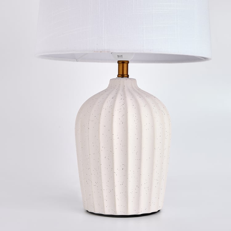 Riviera Siena Ceramic Ribbed Table Lamp