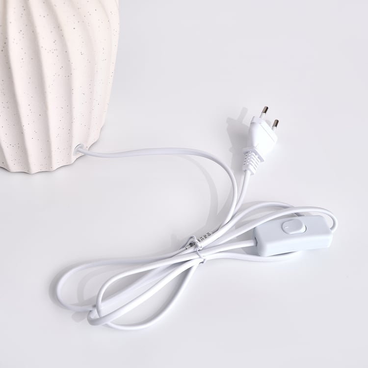 Riviera Siena Ceramic Ribbed Table Lamp